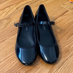 Madden Girl Black Patent Mary Jane Flats with Strap